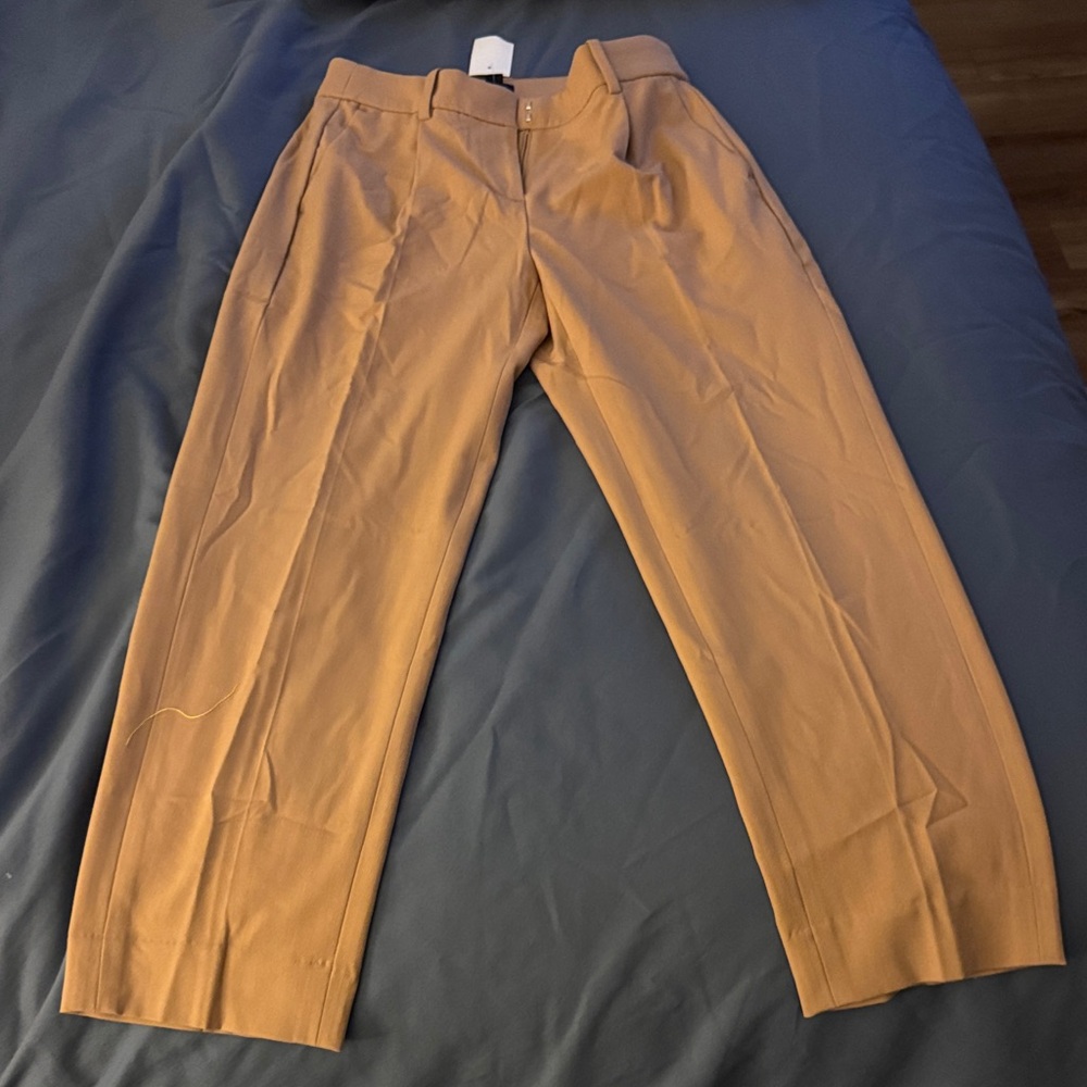 J. Crew Women's Camel Trousers